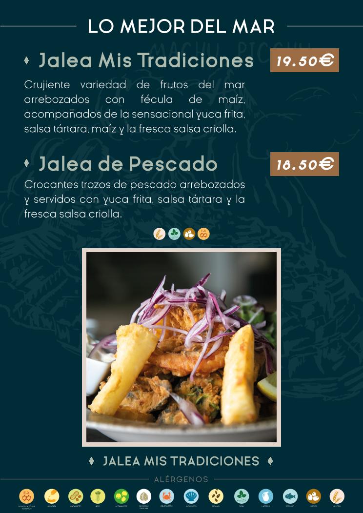 carta de platos