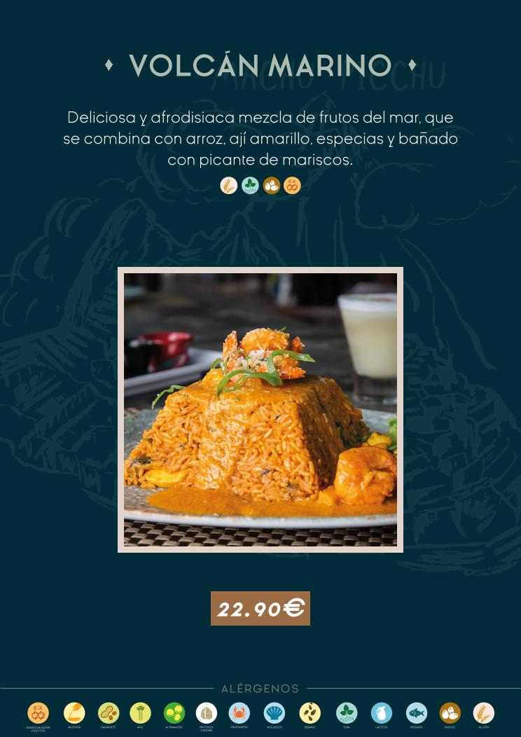 carta de platos
