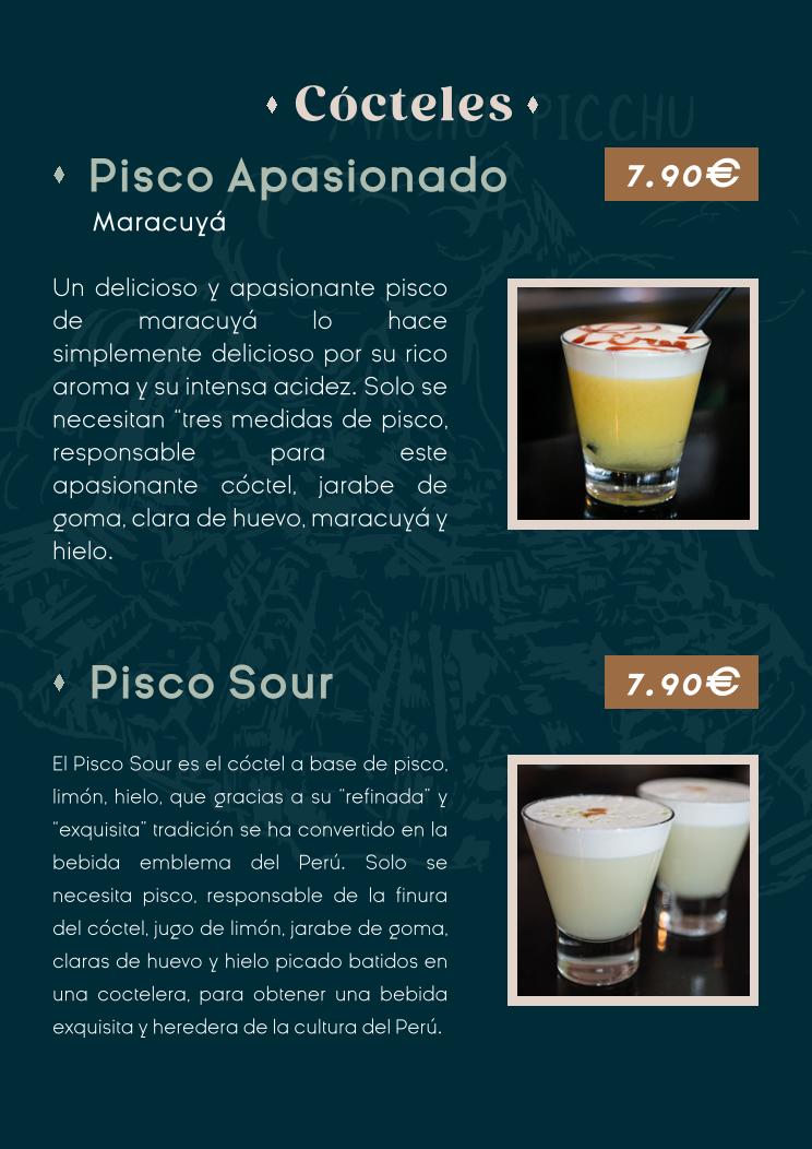 carta de platos